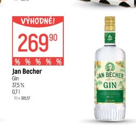 Jan Becher Gin - Globus aktualniletaky.eu