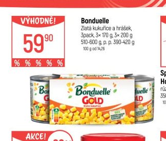 Bonduelle Zlatá kukuřice a hrášek - Globus aktualniletaky.eu