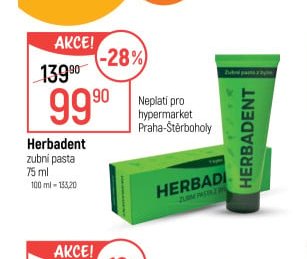 Herbadent zubní pasta - Globus aktualniletaky.eu