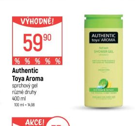 Authentic Toya Aroma sprchový gel - Globus aktualniletaky.eu