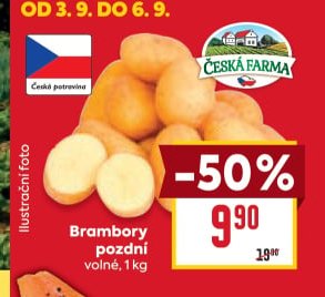 Brambory pozdní - BILLA aktualniletaky.eu