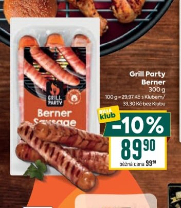 Grill Party Berner sausage 300g