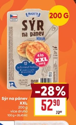 Madeta Sýr na pánev XXL