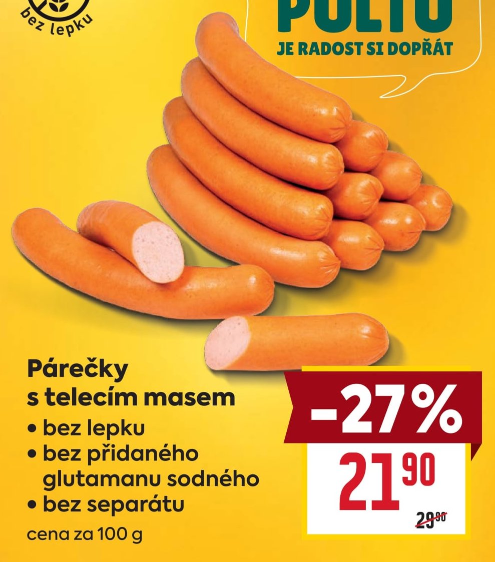 Párečky s telecím masem - BILLA aktualniletaky.eu