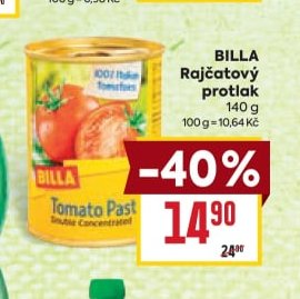 BILLA Rajčatový protlak
