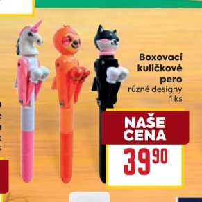 Boxovací kuličkové pero