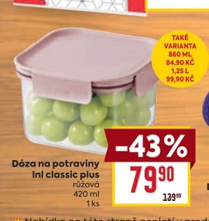 Dóza na potraviny Inl classic plus
