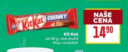 Kit Kat od 40 g - BILLA aktualniletaky.eu