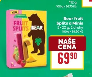 Bear fruit Splits a Minis - BILLA aktualniletaky.eu