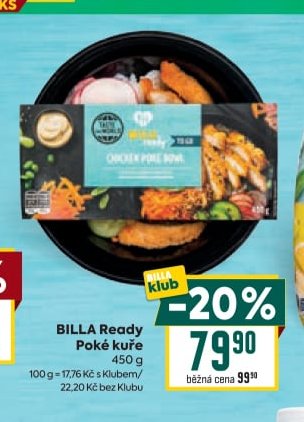 BILLA Ready Poké kuře 450 g - BILLA aktualniletaky.eu