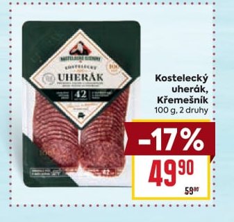 Kostelecký uherák, Křemešník - BILLA aktualniletaky.eu