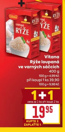 Vitana Rýže loupaná ve varných sáčcích