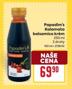 Papadim's Kalamata balsamico krém - BILLA aktualniletaky.eu
