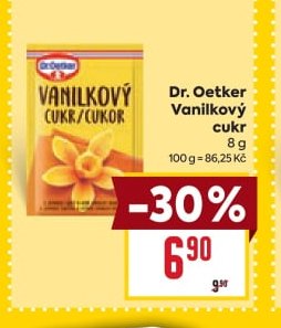 Dr. Oetker Vanilkový cukr - BILLA aktualniletaky.eu