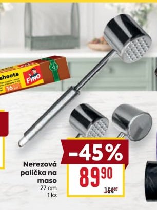Nerezová palička na maso