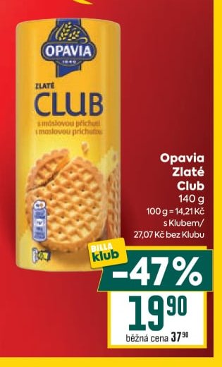 Opavia Zlaté Club - BILLA aktualniletaky.eu