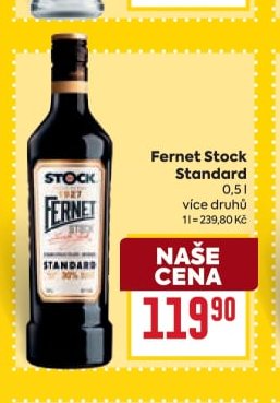 Fernet Stock Standard 0,5 l - BILLA aktualniletaky.eu