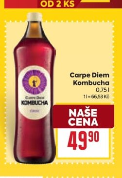 Carpe Diem Kombucha 0,75l - BILLA aktualniletaky.eu