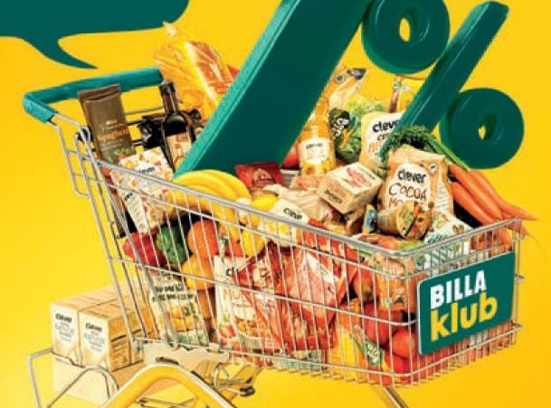 nákupní košík s potravinami - BILLA aktualniletaky.eu