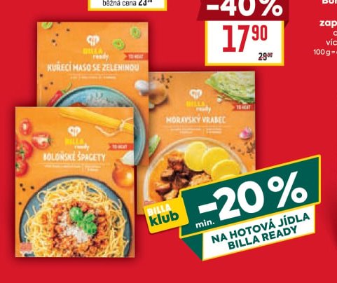 Billa Ready hotová jídla - BILLA aktualniletaky.eu