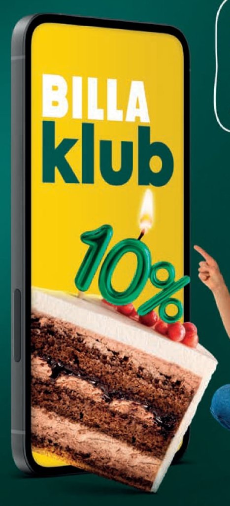 Dort (reklama na 10% narozeninovou slevu) - BILLA aktualniletaky.eu