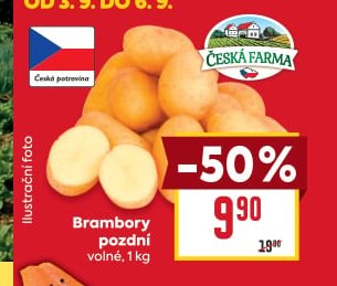 Brambory pozdní - BILLA aktualniletaky.eu