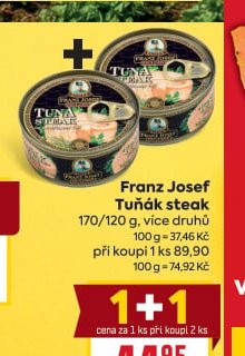 Franz Josef Tuňák steak - BILLA aktualniletaky.eu