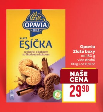 Opavia Zlaté boxy - BILLA aktualniletaky.eu