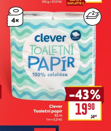 Clever Toaletní papír - BILLA aktualniletaky.eu