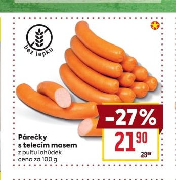 Párečky s telecím masem - BILLA aktualniletaky.eu