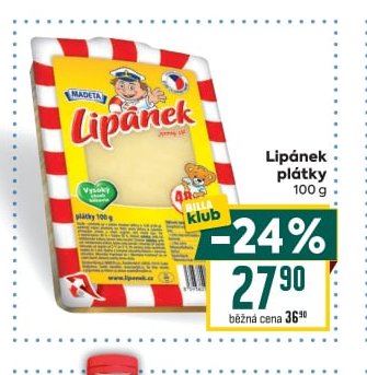 Lipánek plátky 100 g - BILLA aktualniletaky.eu