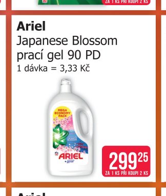 Ariel Japanese Blossom prací gel 90 PD - Teta drogerie aktualniletaky.eu