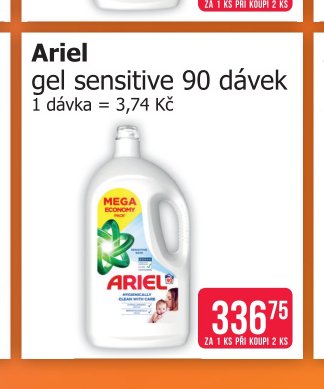 Ariel gel sensitive 90 dávek - Teta drogerie aktualniletaky.eu