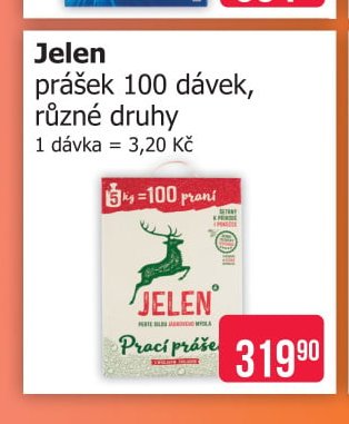 Jelen prací prášek 100 dávek - Teta drogerie aktualniletaky.eu