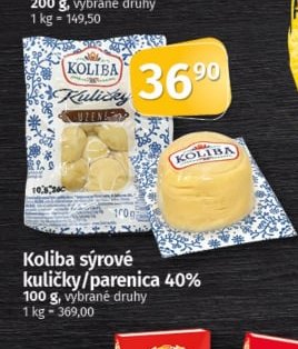 Koliba sýrové kuličky/parenica 40%