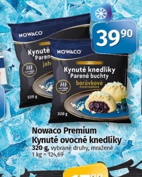 Nowaco Kynuté ovocné knedlíky