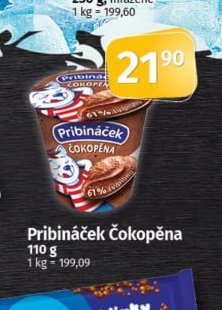 Pribináček Čokopěna