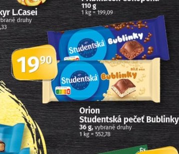 Orion Studentská pečeť Bublinky