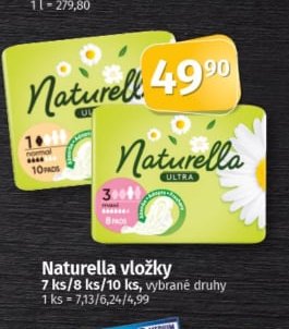 Naturella vložky