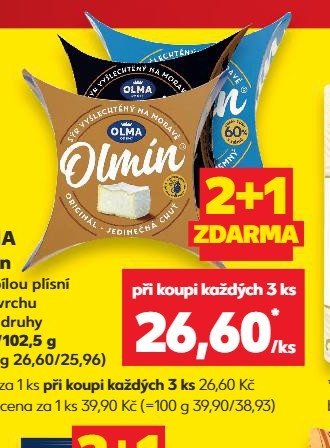 OLMA Olmín sýr s bílou plísní - Kaufland aktualniletaky.eu