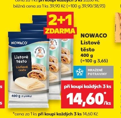 NOWACO Listové těsto - Kaufland aktualniletaky.eu