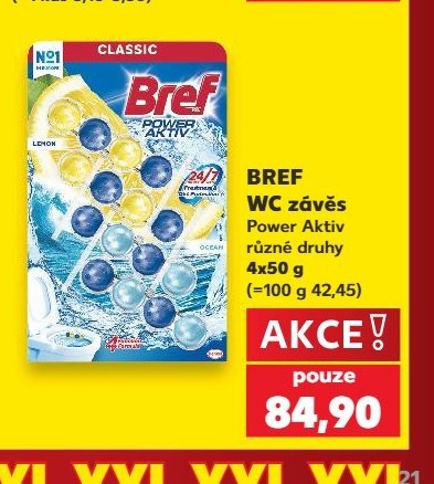 BREF WC závěs Power Aktiv - Kaufland aktualniletaky.eu