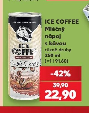 ICE COFFEE Mléčný nápoj s kávou - Kaufland aktualniletaky.eu