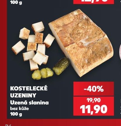 KOSTELECKÉ UZENINY Uzená slanina - Kaufland aktualniletaky.eu