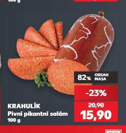 KRAHULÍK Pivní pikantní salám - Kaufland aktualniletaky.eu