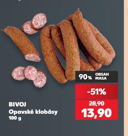 BIVOJ Opavské klobásy - Kaufland aktualniletaky.eu