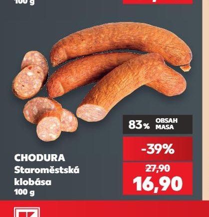 CHODURA Staroměstská klobása - Kaufland aktualniletaky.eu