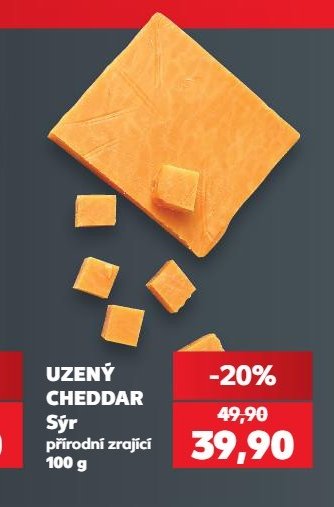UZENÝ CHEDDAR Sýr - Kaufland aktualniletaky.eu