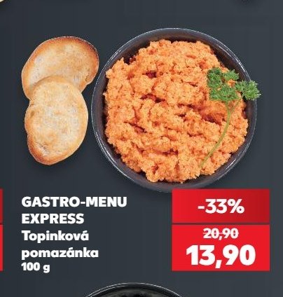 GASTRO-MENU EXPRESS Topinková pomazánka - Kaufland aktualniletaky.eu