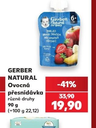 GERBER NATURAL Ovocná přesnídávka - Kaufland aktualniletaky.eu